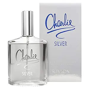 Charlie Silver 3.4 Eau de Toilette perfume bottle