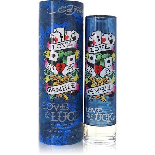 Ed Hardy Love & Luck Eau de Toilette perfume bottle