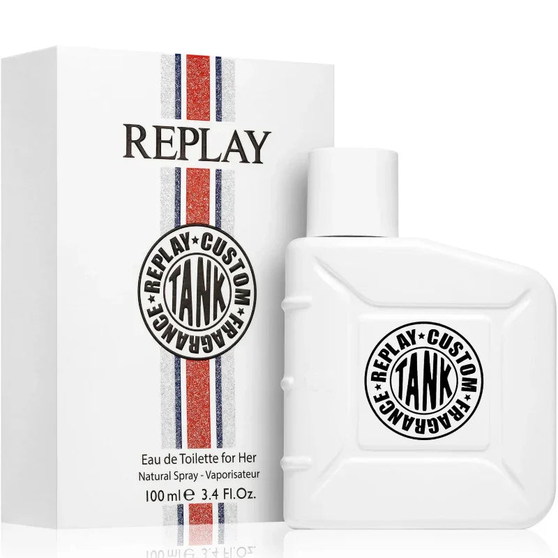 Replay Tank Custom Eau de Toilette perfume bottle