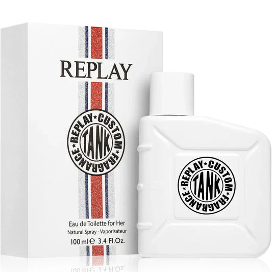 Replay Tank Custom Eau de Toilette perfume bottle