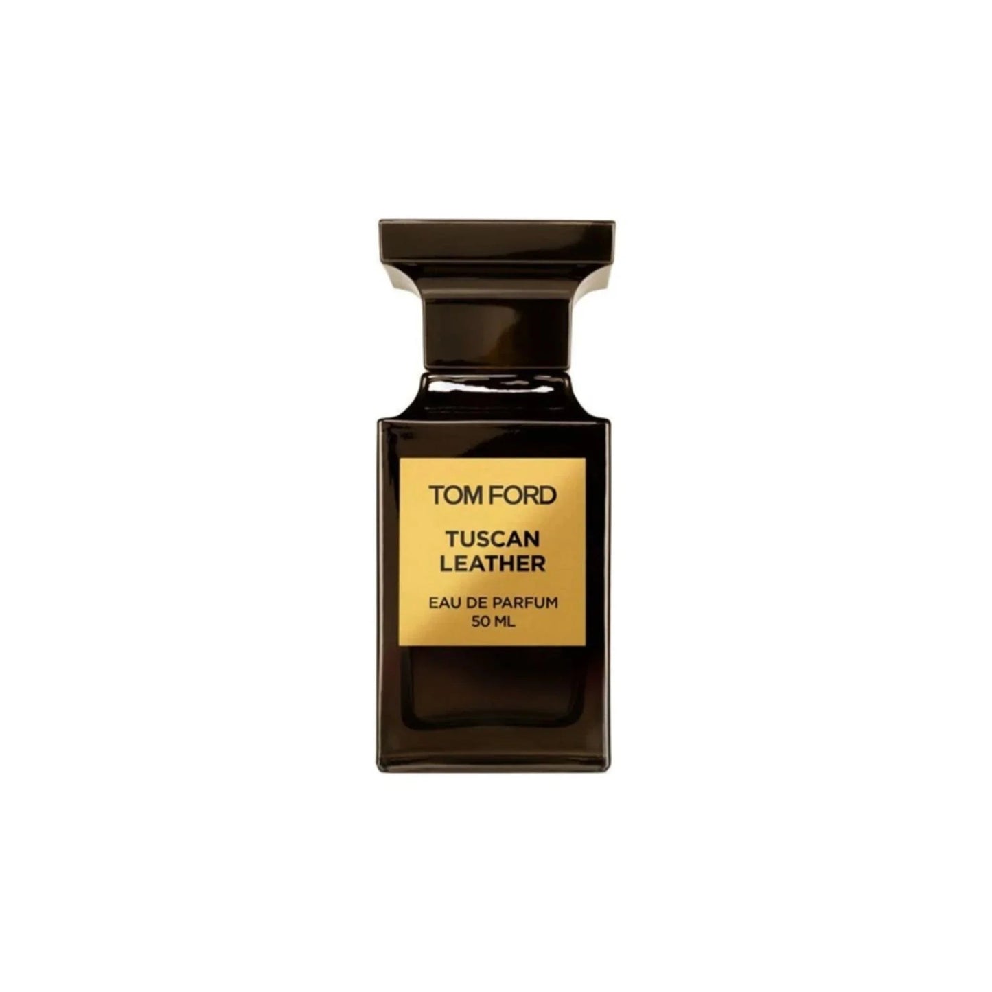 Tom Ford Tuscan Leather Eau de Parfum bottle close-up detail