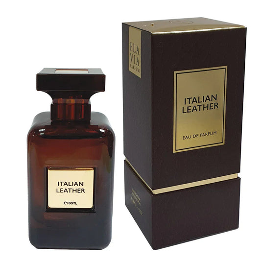 Flavia Italian Leather Eau de Parfum perfume bottle