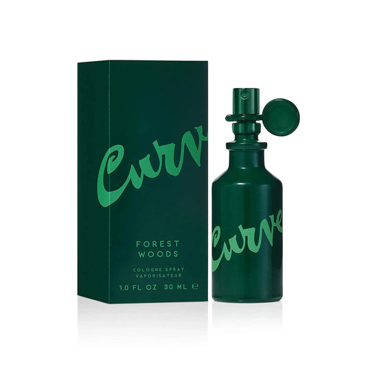 Liz Claiborne Curve Forest Woods Eau de Cologne perfume bottle