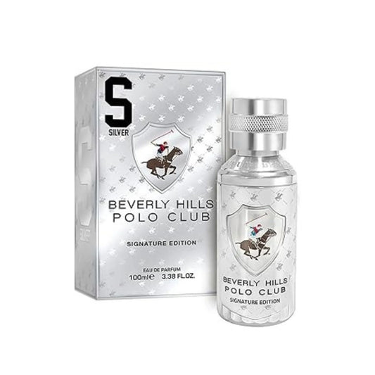 Beverly Hills Polo Club Signature Silver Edition Eau de Parfum perfume bottle