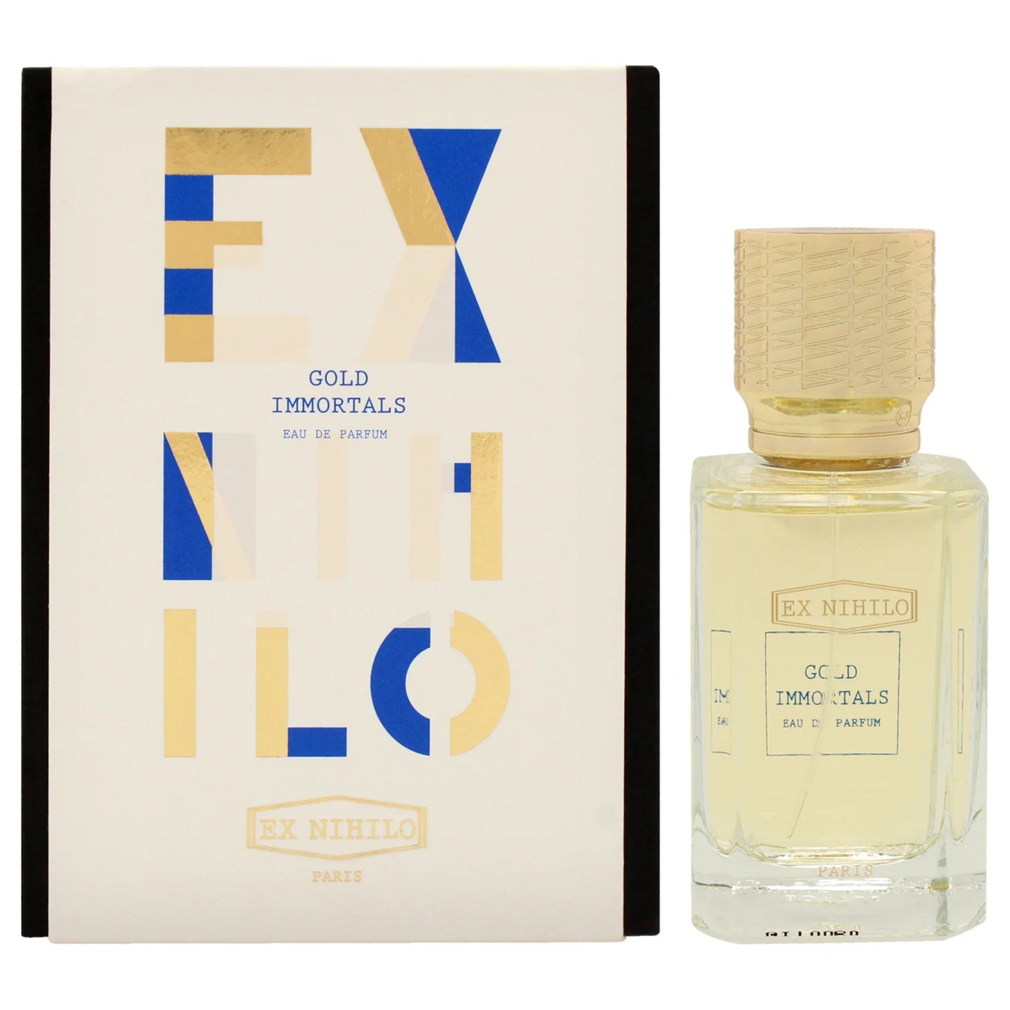 Ex Nihilo Gold Immortals Eau de Parfum packaging box
