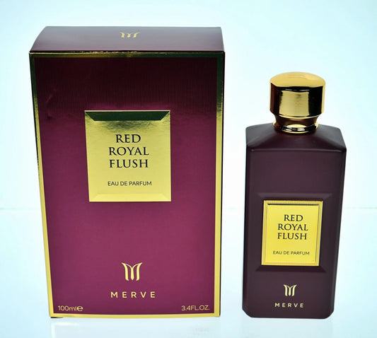 Merve Red Royal Flush Eau de Parfum perfume bottle