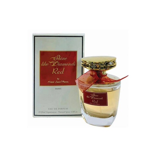 Kristel Saint Martin Shine Like Diamonds Red Eau de Parfum perfume bottle