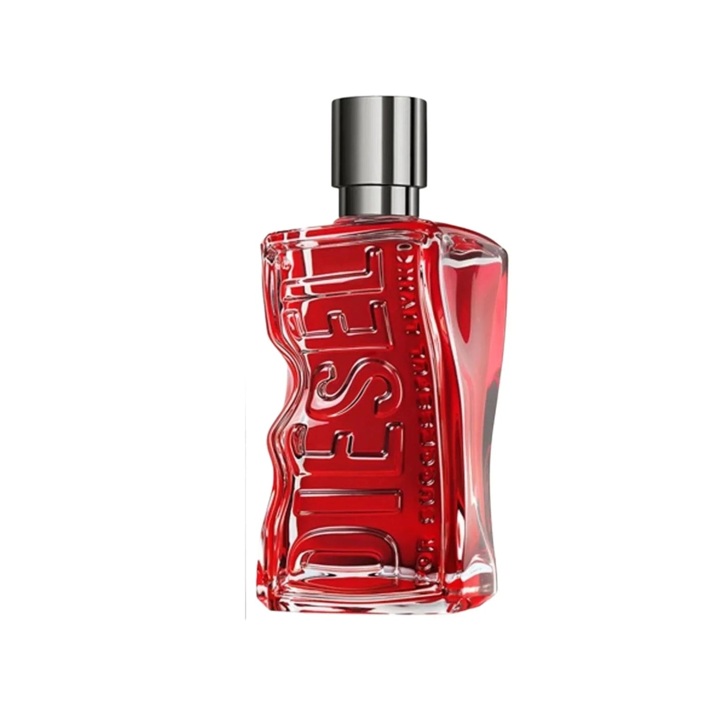 Diesel D Red Eau de Parfum bottle close-up detail
