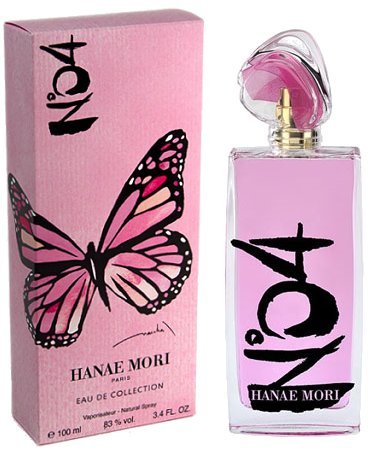 Hanae Mori N04 Eau de Toilette perfume bottle
