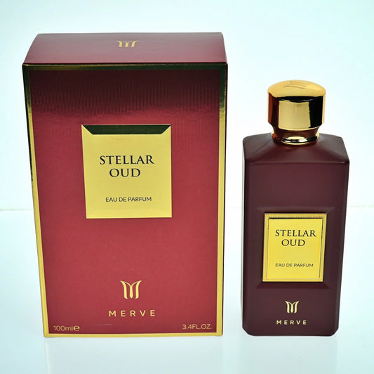 Merve Stellar Oud Eau de Parfum perfume bottle