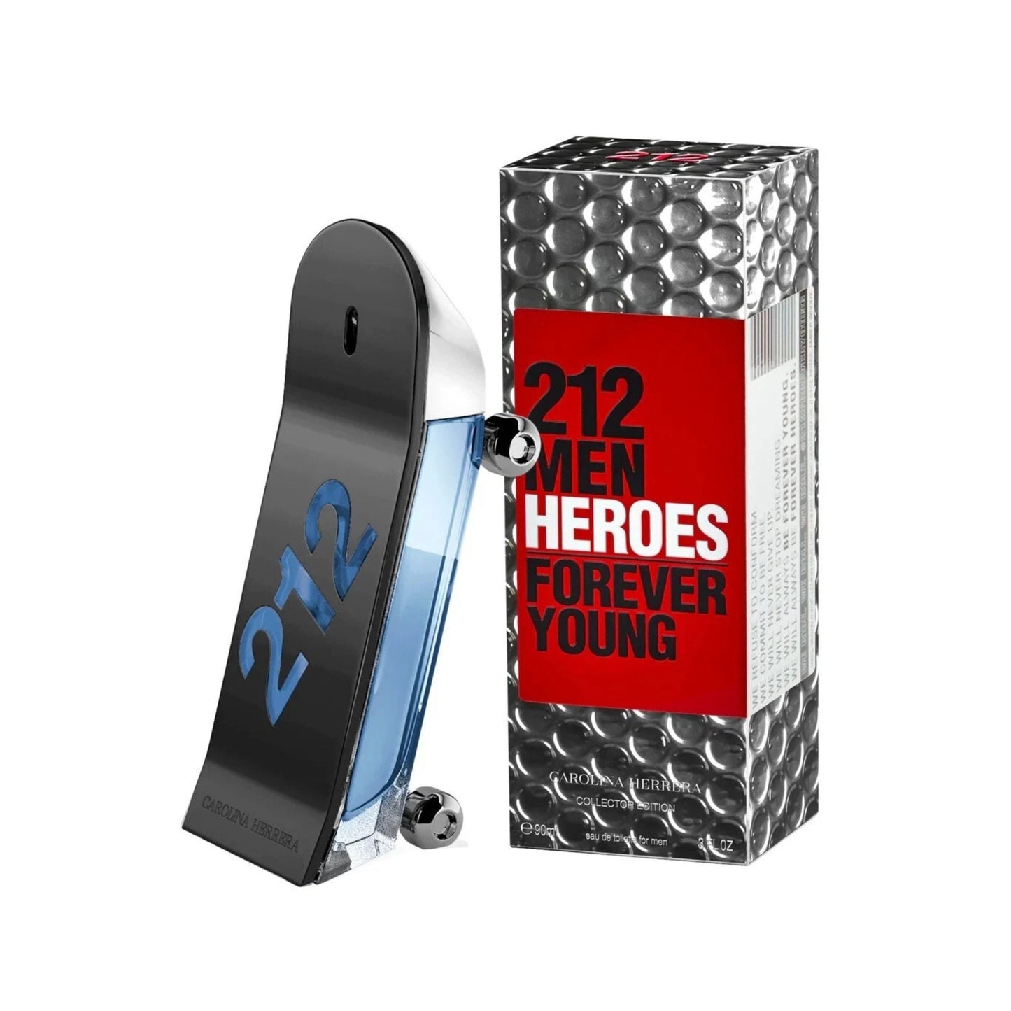 Carolina Herrera 212 Heroes Eau de Toilette carton and packaging