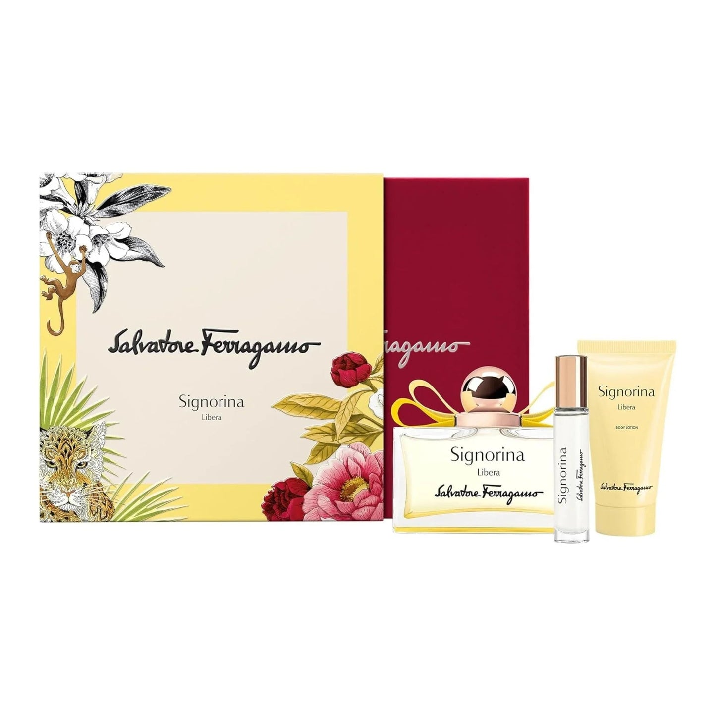 Salvatore Ferragamo Signorina Libera Eau de Parfum bottle close-up detail