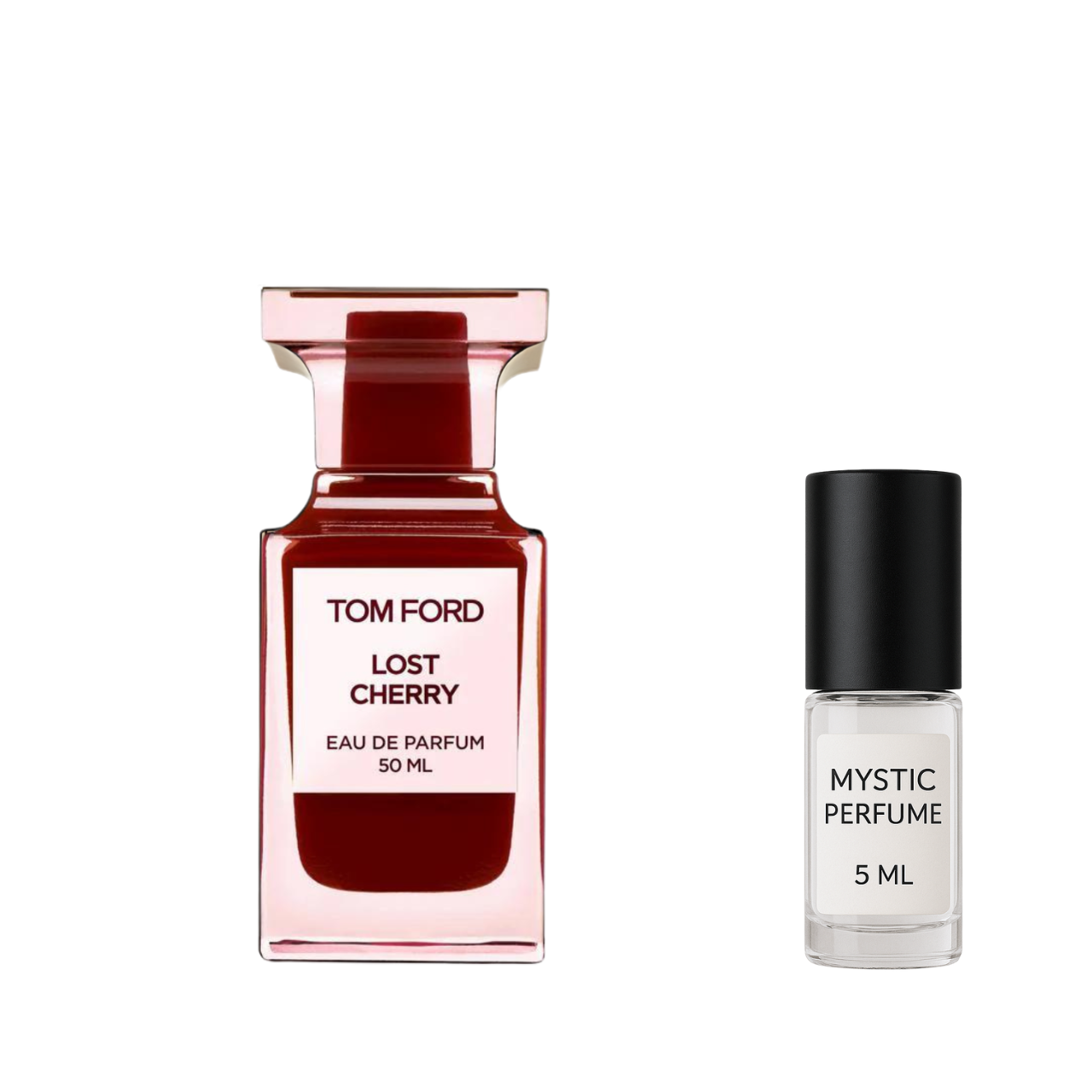 Tom Ford Lost Cherry sample vial label detail