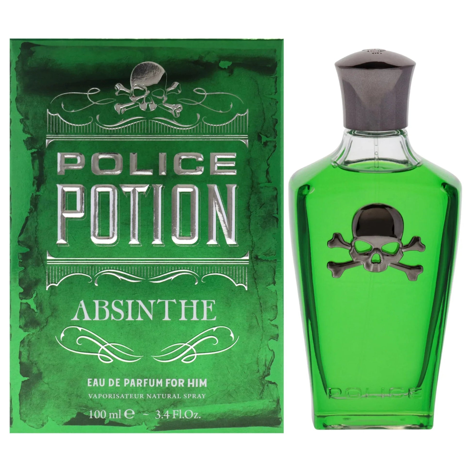 Police Potion Absinthe Eau de Parfum packaging box