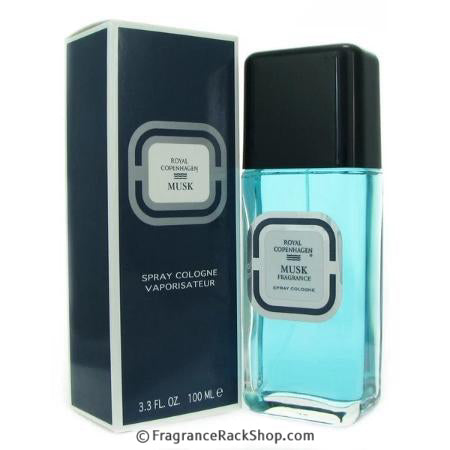 Royal Copenhagen Musk Eau de Cologne perfume bottle