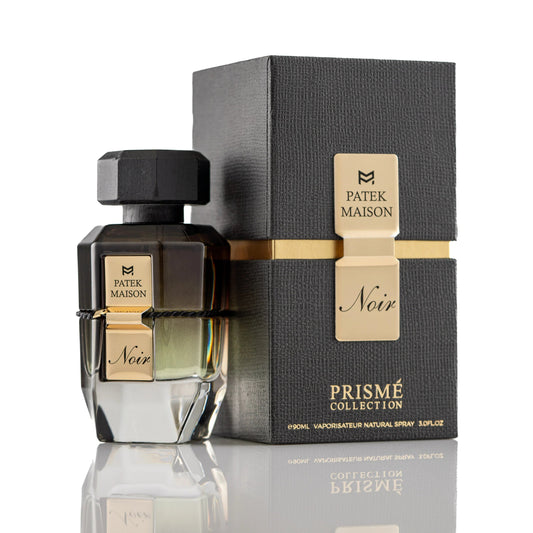 Patek Maison Noir Prisme Collection Eau de Parfum perfume bottle
