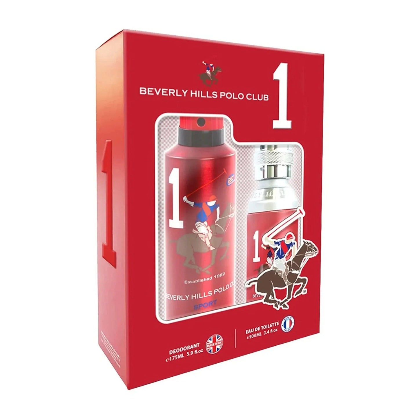 Beverly Hills Polo Club Sport 1 Eau de Toilette packaging box