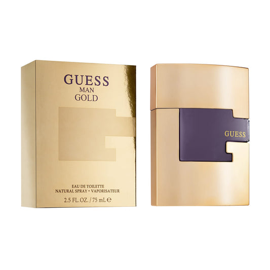 Guess Man Gold Eau de Toilette perfume bottle