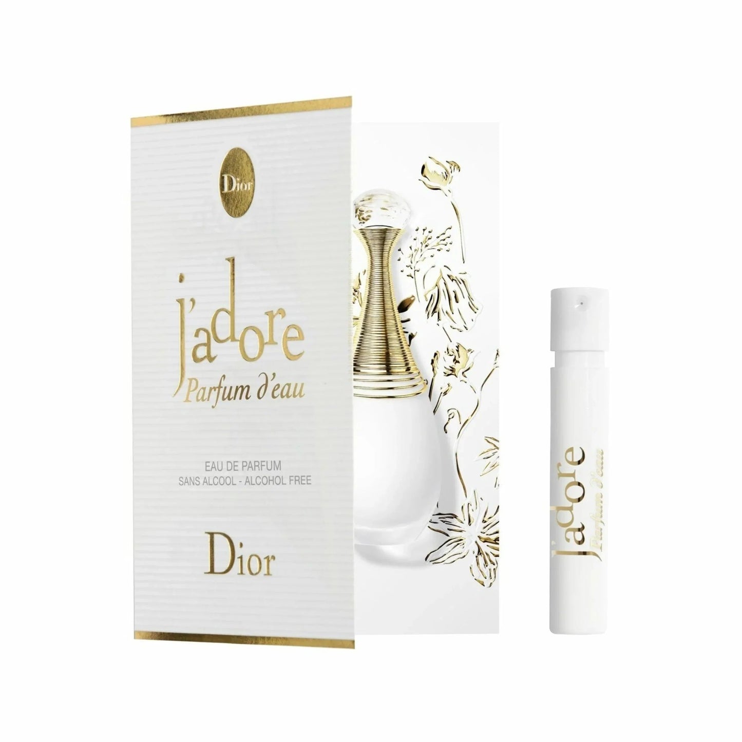Dior J'adore d'eau Eau de Parfum carton and packaging