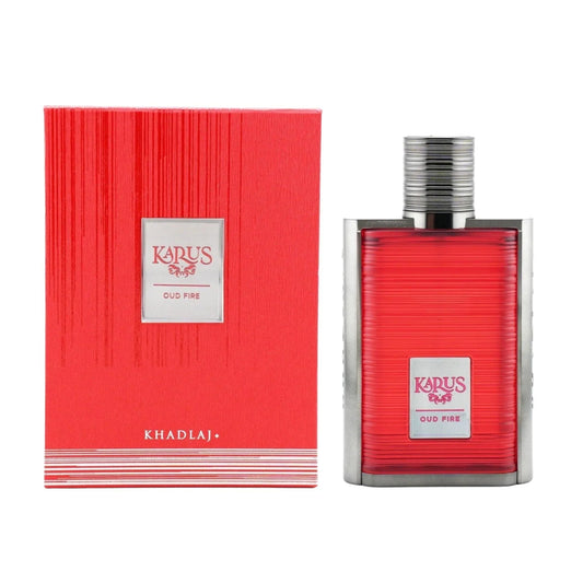 Khadlaj Karus Oud Fire Eau de Parfum perfume bottle