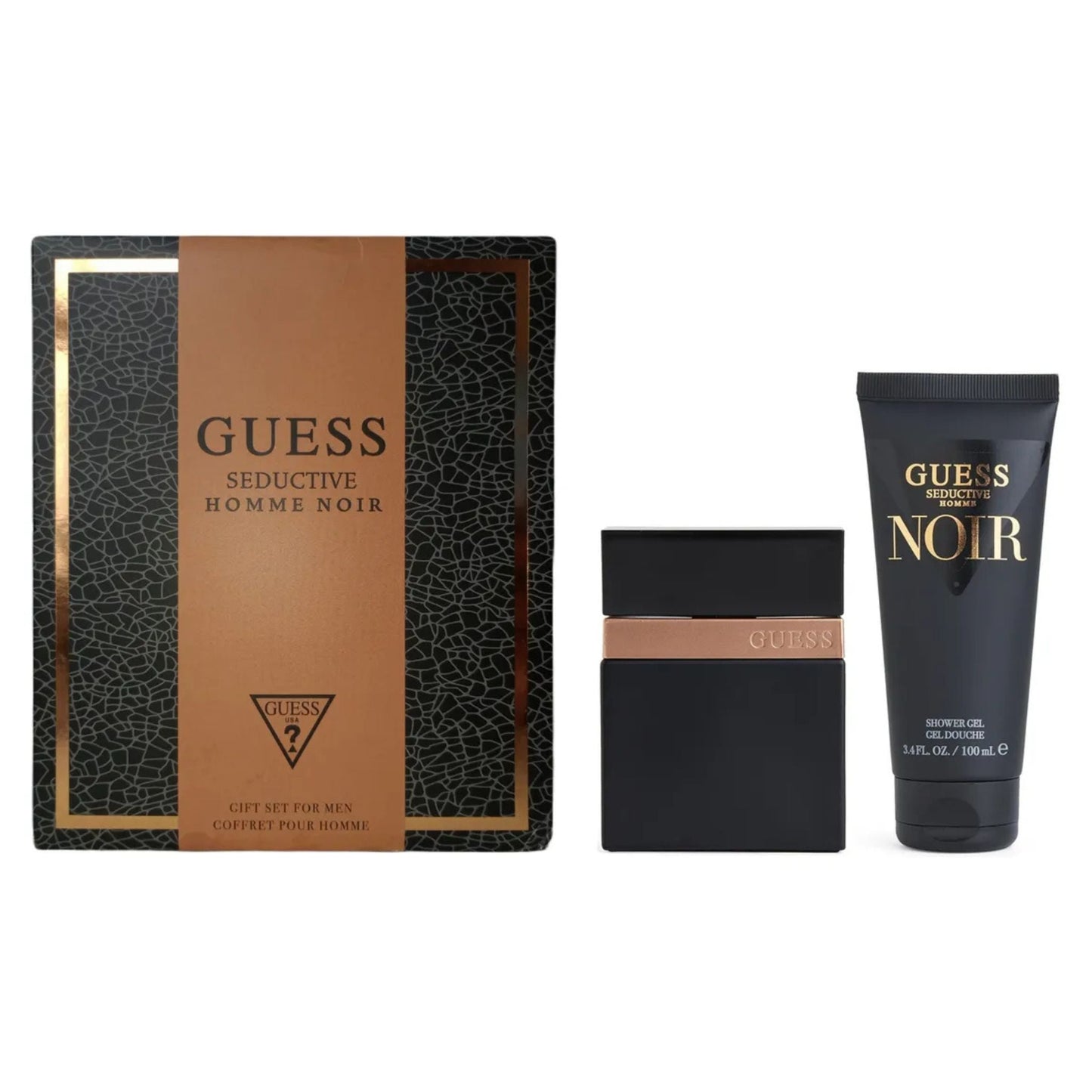 Guess Seductive Noir Homme Eau de Toilette label detail