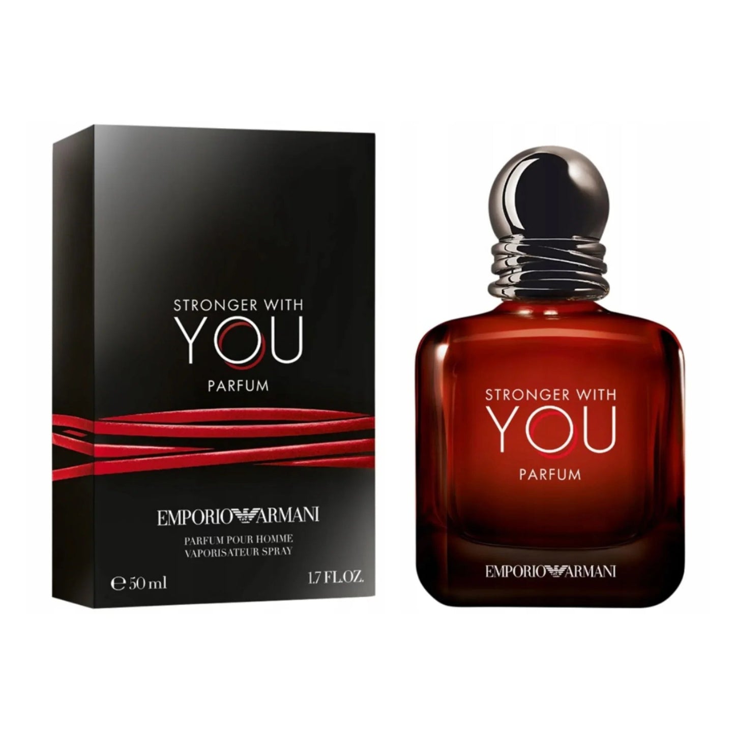 Emporio Armani Stronger With You Parfum bottle and box