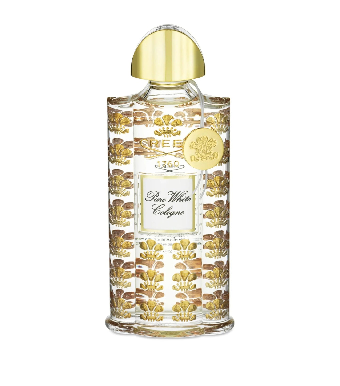 Creed Pure White Les Royales Exclusives Eau de Parfum bottle close-up detail