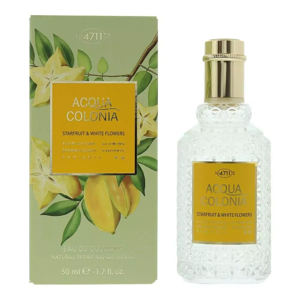 4711 Acqua Colonia Starfruit & White Flowers Eau de Cologne packaging box