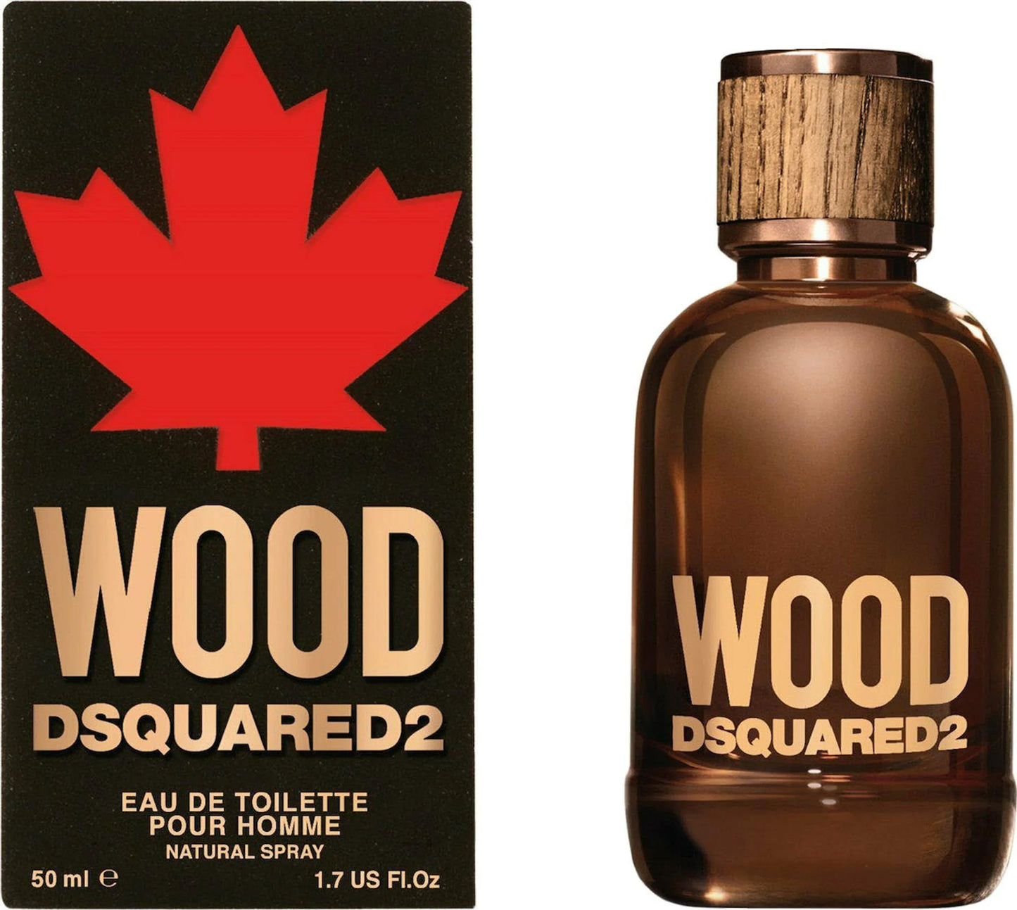 Dsquared2 Wood Pour Homme Eau de Toilette carton and packaging