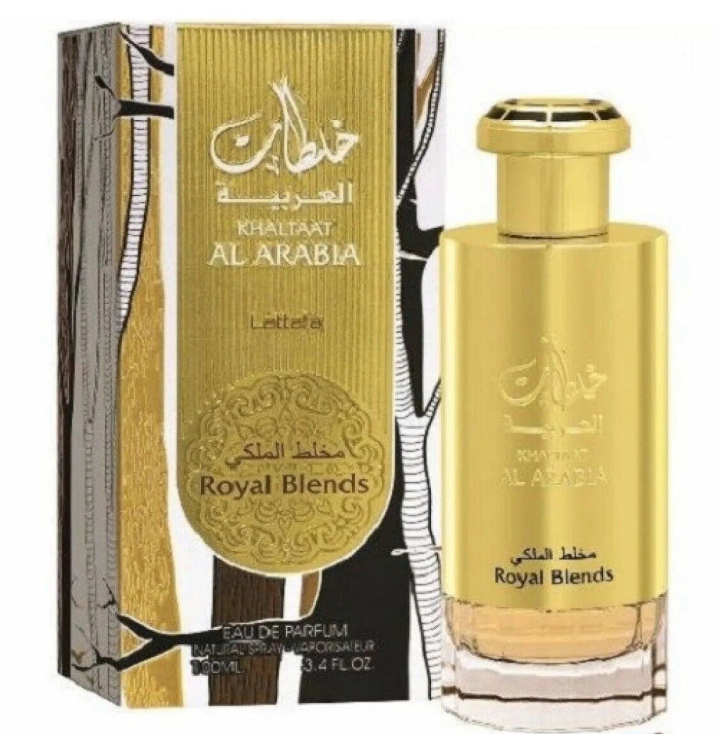 Lattafa Khaltaat Al Arabia Royal Blends Eau de Parfum packaging box