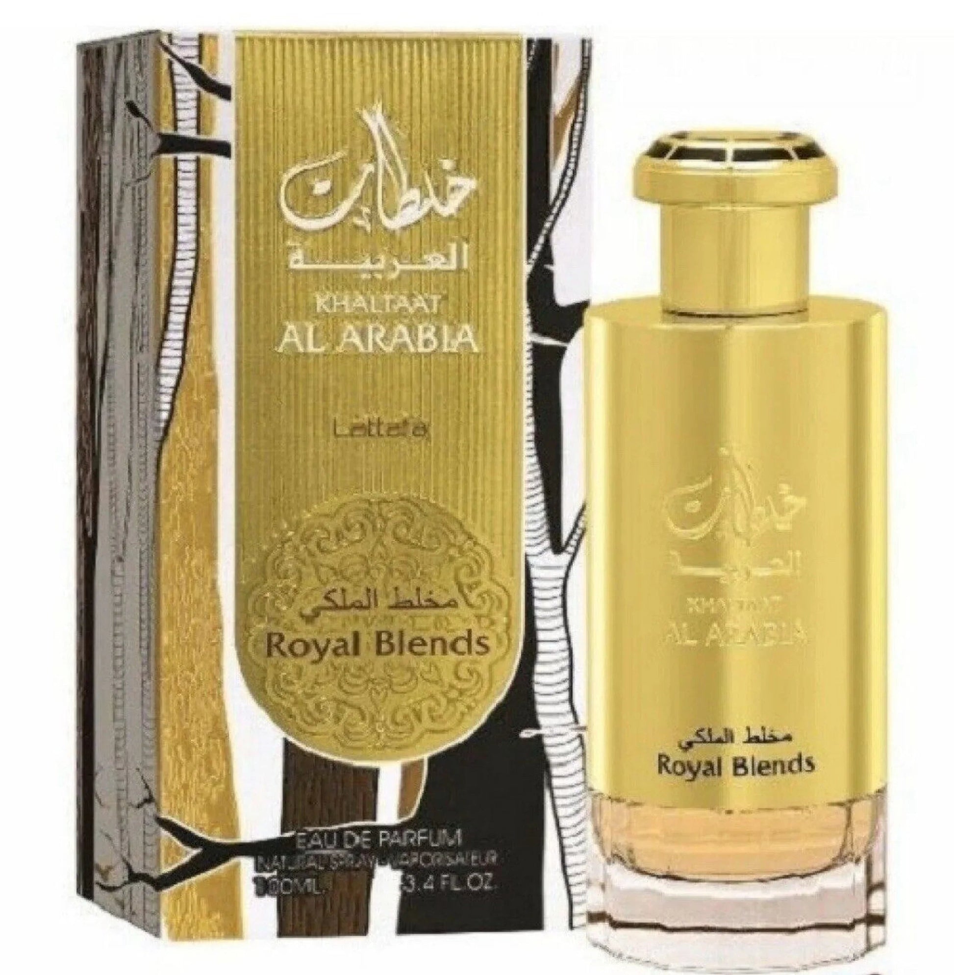 Lattafa Khaltaat Al Arabia Royal Blends Eau de Parfum packaging box