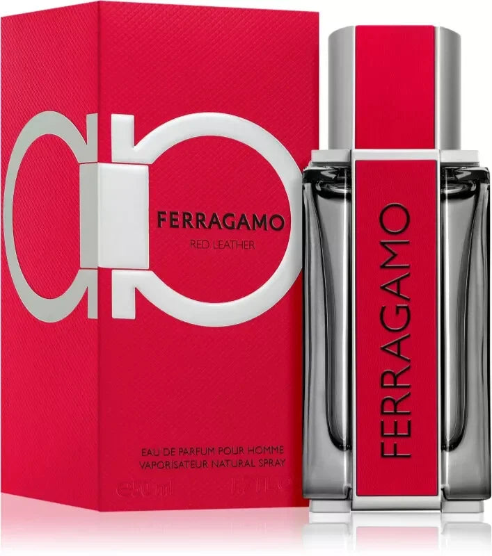 Salvatore Ferragamo Ferragamo Red Leather Eau de Parfum packaging box