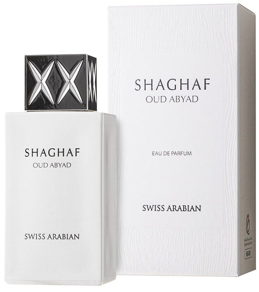 Shaghaf Oud Abyad Swiss Arabian Unisex perfume bottle