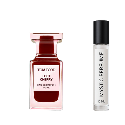 Tom Ford Lost Cherry sample vial label detail