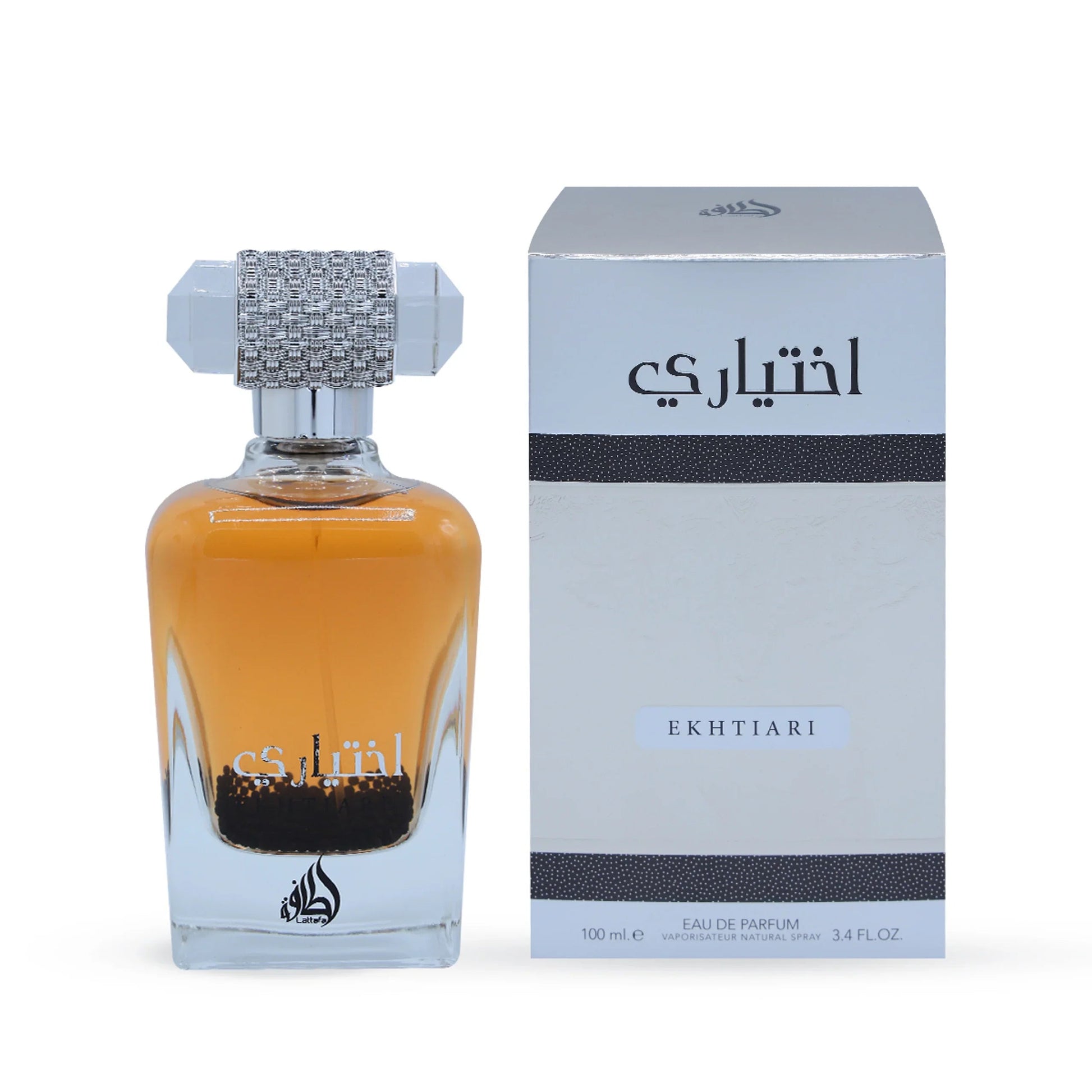 Lattafa Ekhtiari Eau de Parfum packaging box