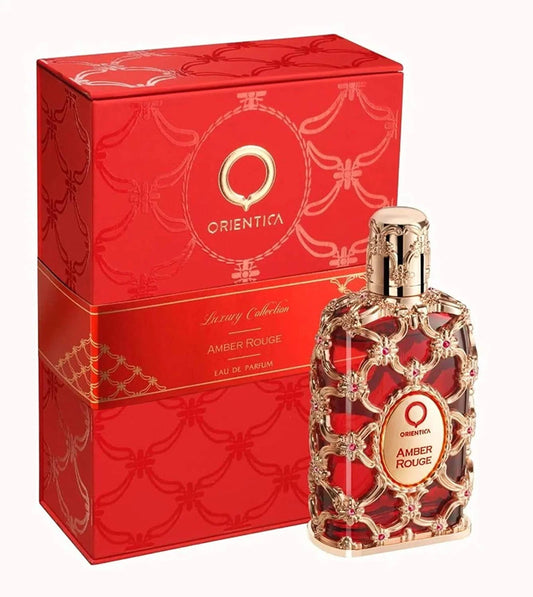 Orientica Amber Rouge Eau de Parfum perfume bottle