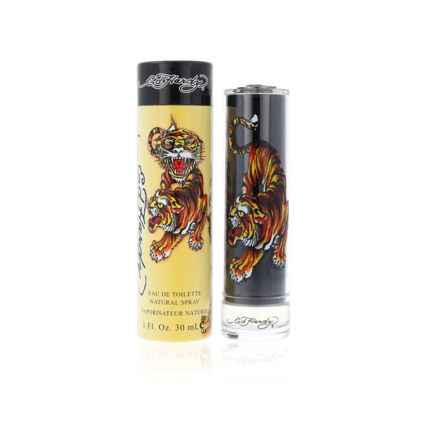 Christian Audigier Ed Hardy Eau de Toilette bottle close-up detail