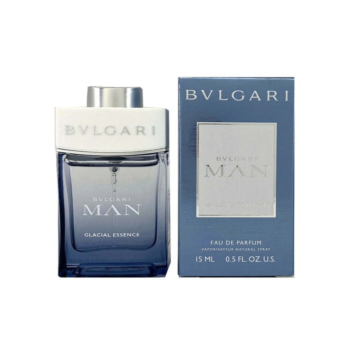 Bvlgari Man Glacial Essence Eau de Parfum bottle and box