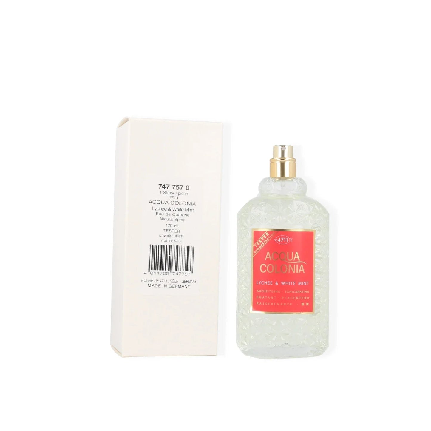 4711 Acqua Colonia Lychee & White Mint Eau de Cologne carton and packaging