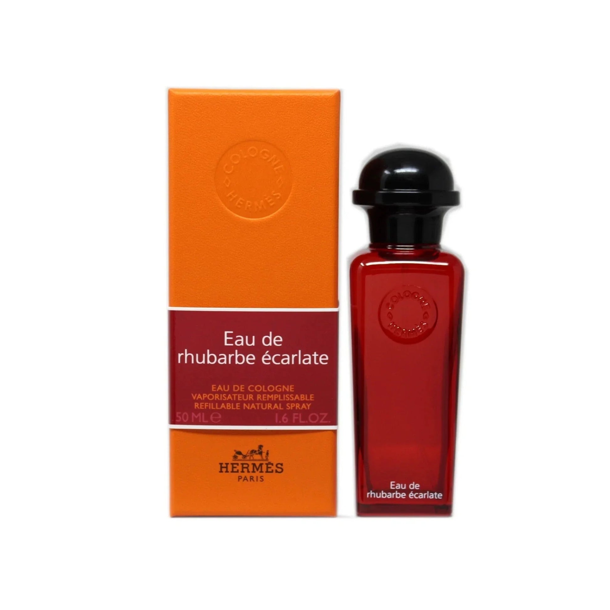 Hermes Eau De Rhubarbe Ecalarte Eau de Cologne packaging box