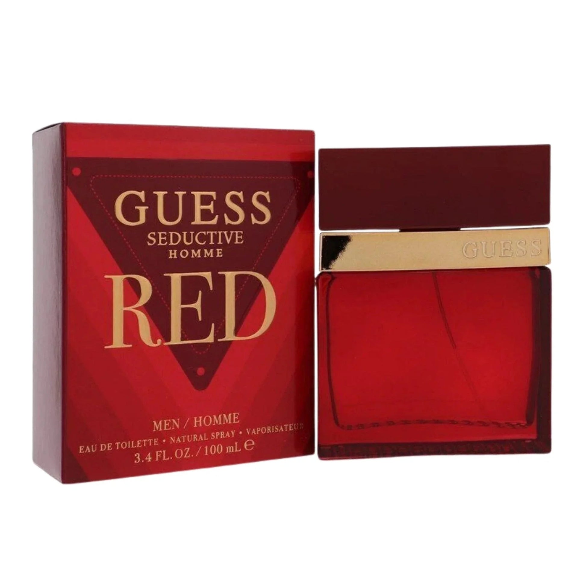 Guess Seductive Red Homme Eau de Toilette label detail