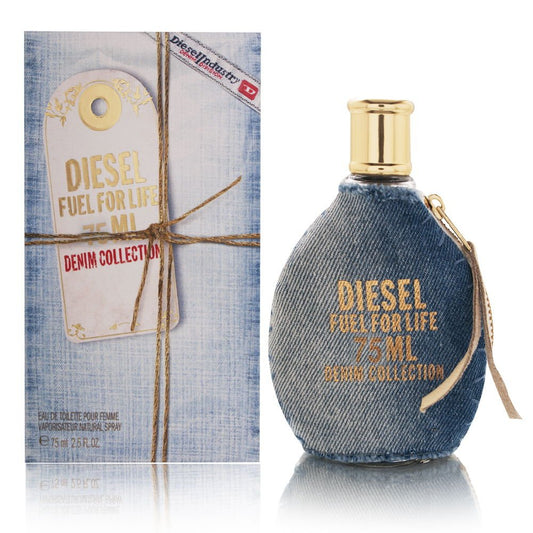 Diesel Fuel Life Denim Collection Eau de Parfum perfume bottle