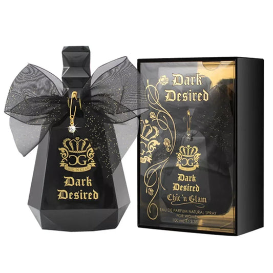 Chic 'n Glam Dark Desired Eau de Parfum perfume bottle