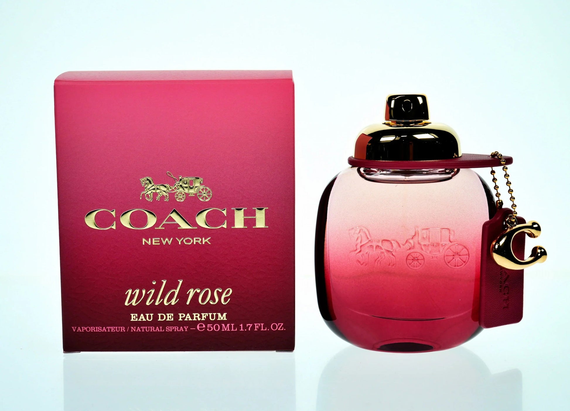 Coach Wild Rose Eau de Parfum bottle and box