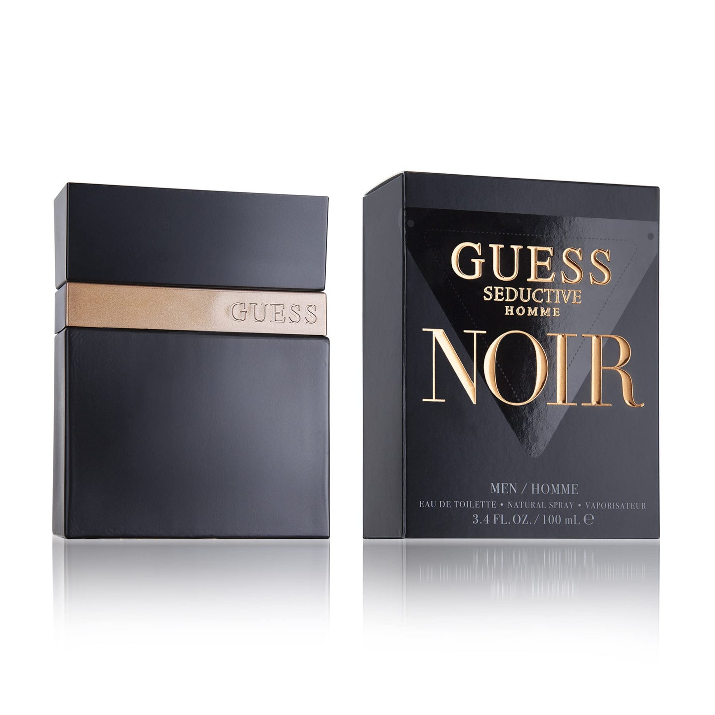 Guess Seductive Noir Homme Eau de Toilette perfume bottle