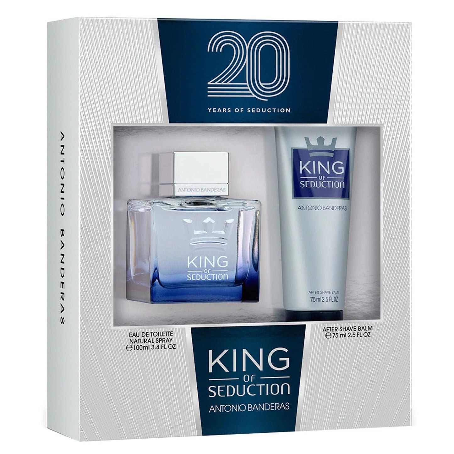 Antonio Banderas King Of Seduction Eau de Toilette carton and packaging