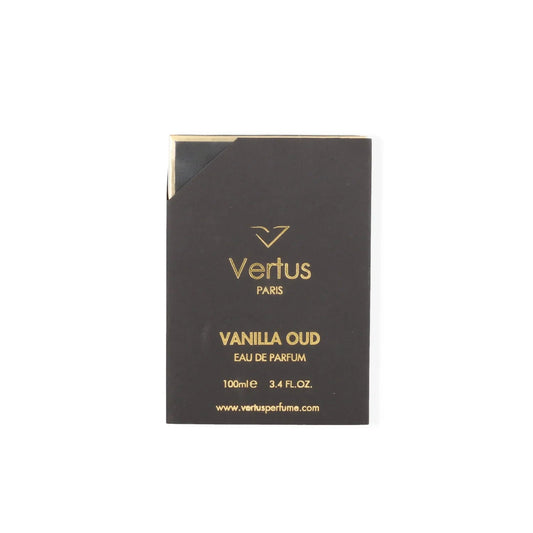 Vertus Paris Vanilla Oud Eau de Parfum perfume bottle