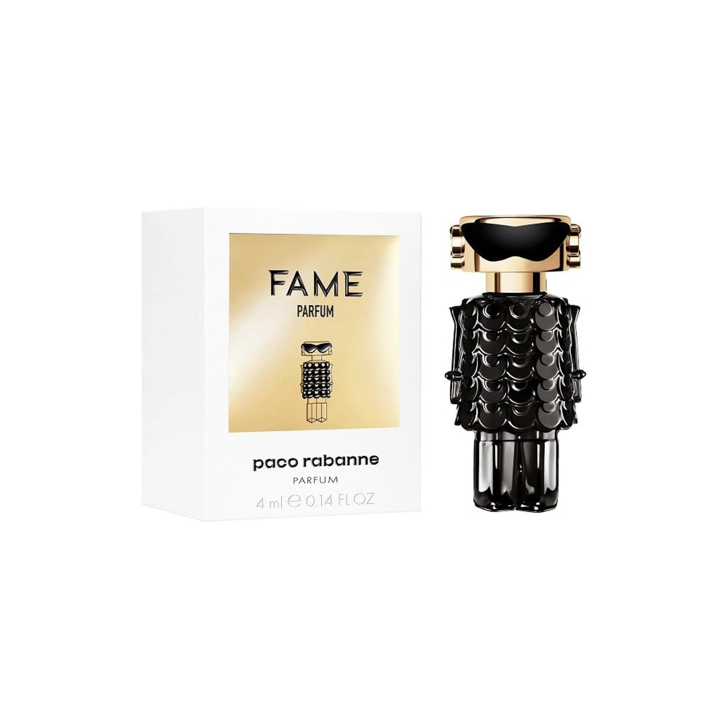 Rabanne Fame Parfum label detail