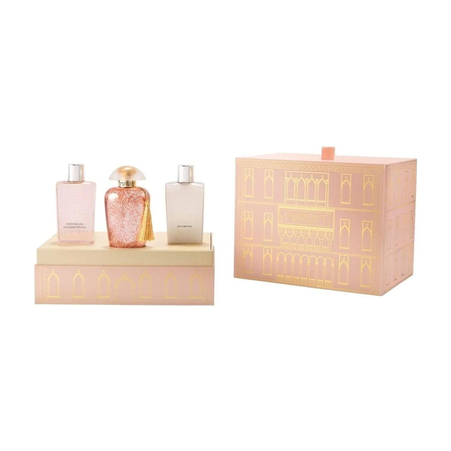 The Merchant of Venice Rosa Moceniga Eau de Parfum bottle close-up detail