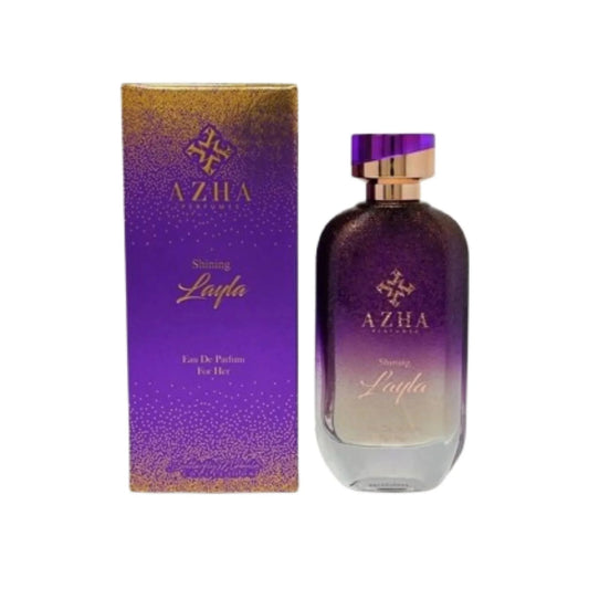 Azha Perfumes Al Shining Layla Butterfly Nebula Collection Eau de Parfum perfume bottle